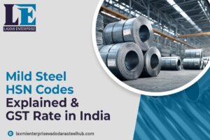 Mild Steel HSN Codes Explained & GST Rate in India
